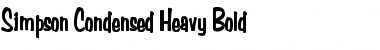 Download Simpson Condensed Heavy Font Download Simpson Condensed Heavy Font