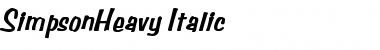 Download SimpsonHeavy Font Download SimpsonHeavy Font