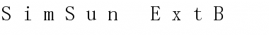 Download SimSun-ExtB Font Download SimSun-ExtB Font