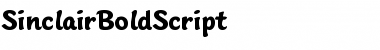 Download SinclairBoldScript Font Download SinclairBoldScript Font