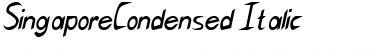 Download SingaporeCondensed Font Download SingaporeCondensed Font