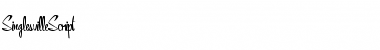 Download SinglesvilleScript Font Download SinglesvilleScript Font
