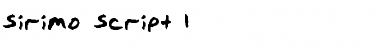 Download Sirimo Script 1 Font Download Sirimo Script 1 Font