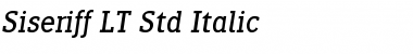 Download Siseriff LT Std Italic Font Download Siseriff LT Std Italic Font