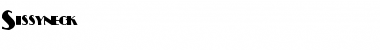 Download Sissyneck Font Download Sissyneck Font