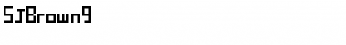 Download SJBrown9 Font Download SJBrown9 Font