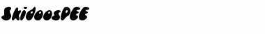 Download SkidoosPEE Font Download SkidoosPEE Font