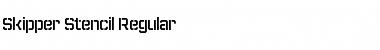 Download Skipper Stencil Font Download Skipper Stencil Font