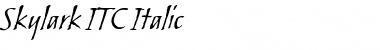 Download Skylark ITC Font Download Skylark ITC Font
