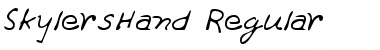 Download SkylersHand Font Download SkylersHand Font