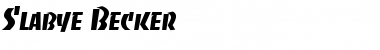Download Slabye Becker Font Download Slabye Becker Font