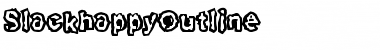 Download SlackhappyOutline Font Download SlackhappyOutline Font