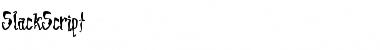 Download SlackScript Font Download SlackScript Font