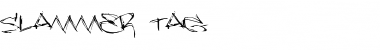 Download Slammer tag Font Download Slammer tag Font