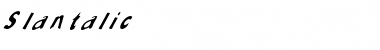 Download Slantalic Font Download Slantalic Font