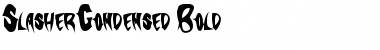 Download SlasherCondensed Font Download SlasherCondensed Font