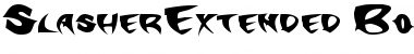 Download SlasherExtended Font Download SlasherExtended Font