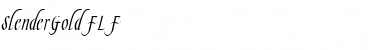 Download SlenderGoldFLF Font Download SlenderGoldFLF Font
