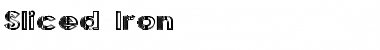 Download Sliced Iron Font Download Sliced Iron Font