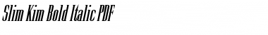 Download Slim Kim Bold Font Download Slim Kim Bold Font