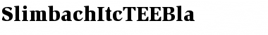 Download SlimbachItcTEEBla Font Download SlimbachItcTEEBla Font