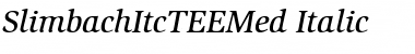 Download SlimbachItcTEEMed Font Download SlimbachItcTEEMed Font