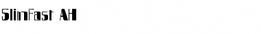 Download SlimFast AH Font Download SlimFast AH Font