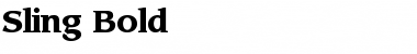 Download Sling Font Download Sling Font