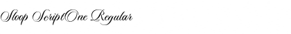 Download Sloop ScriptOne Font Download Sloop ScriptOne Font