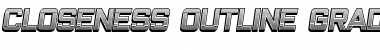 Download Closeness Outline Gradient Font Download Closeness Outline Gradient Font