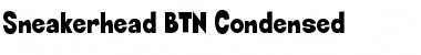 Download Sneakerhead BTN Condensed Font Download Sneakerhead BTN Condensed Font