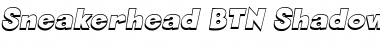 Download Sneakerhead BTN Shadow Font Download Sneakerhead BTN Shadow Font