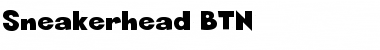 Download Sneakerhead BTN Font Download Sneakerhead BTN Font