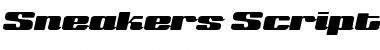 Download Sneakers Script UltraWide Font Download Sneakers Script UltraWide Font