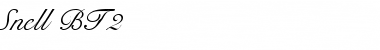 Download Snell BT2 Font Download Snell BT2 Font