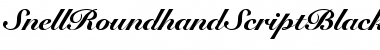 Download SnellRoundhandScriptBlack Font Download SnellRoundhandScriptBlack Font