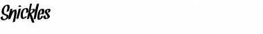 Download Snickles Font Download Snickles Font