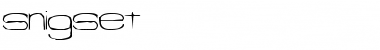 Download Snigset Font Download Snigset Font