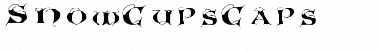 Download SnowCupsCaps Font Download SnowCupsCaps Font