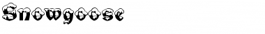Download Snowgoose Font Download Snowgoose Font
