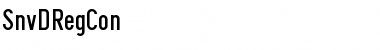Download SnvDRegCon Font Download SnvDRegCon Font