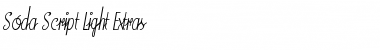 Download Soda Script Light Extras Font Download Soda Script Light Extras Font