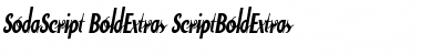 Download SodaScript BoldExtras Font Download SodaScript BoldExtras Font