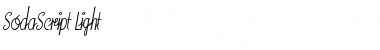 Download SodaScript-Light Font Download SodaScript-Light Font
