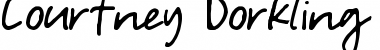 Download Courtney Dorkling Font Download Courtney Dorkling Font