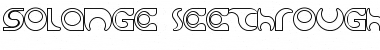 Download Solange seethrough Font Download Solange seethrough Font