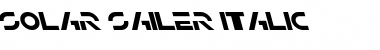 Download Solar Sailer Font Download Solar Sailer Font