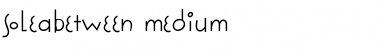 Download SoleaBetween Font Download SoleaBetween Font