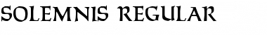 Download Solemnis Font Download Solemnis Font