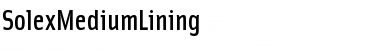 Download SolexMediumLining Font Download SolexMediumLining Font